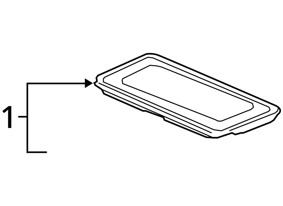 2005-2008 Honda Pilot Sunroof Moonroof Sun Moon Roof Glass Panel OEM - Image 4 of 4