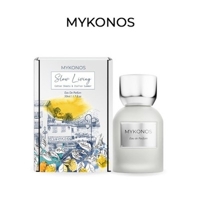 Mykonos Slow Living EDP 50ml Unisex Eau de Parfum Fresh Citrus Musk