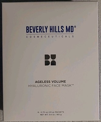 Beverly Hills MD Ageless Volume Hyaluronic Face Mask  8 Pk  .7 fl oz Each Packet