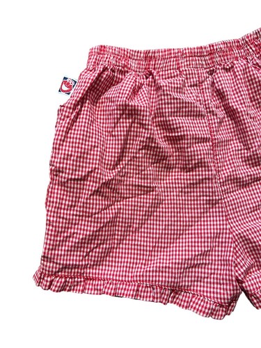 Sesame Street Red Gingham Shorts Elmo Sz 4T - Picture 7 of 7