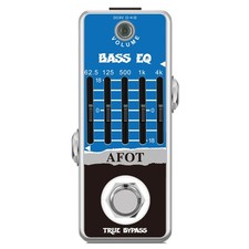 AFOT Bass EQ Pedal, 5-Band Pedal Electric Equalizer Blue