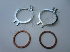 NORTON 750 850 COMMANDO EXHAUST PIPE NUT LOCKING WASHER & GASKET 06-2412 06-3995