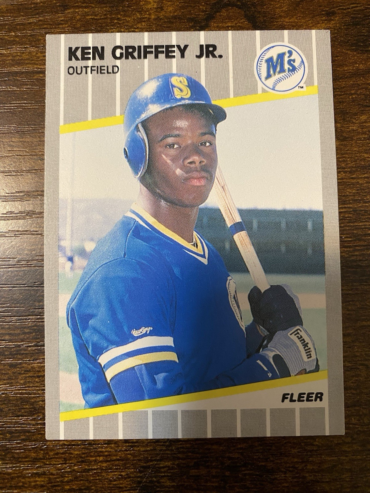 1989 Fleer Ken Griffey Jr #548 RC Rookie Mariners 2B