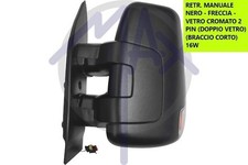 SPECCHIO SPECCHIETTO RETROVISORE MANUALE SX PER IVECO DAILY DAL 2014 IN POI