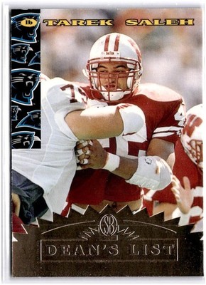 1997 Score Board NFL Rookies #81 Tarek Saleh Dean's List Panthers NM