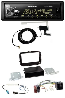 Pioneer Bluetooth DAB USB MP3 Autoradio für Alfa Giulietta ab 2013 ISO piano-sch - Bild 1 von 4