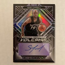2020-21 Panini Obsidian Electric Etch Orange 22/50 Sam Cassell #VOL-SAM Auto xr1