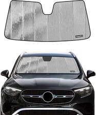 Windshield Sunshade for Mercedes 2020-2025 GLE  2020-2025 GLS Silver AstraGuard 
