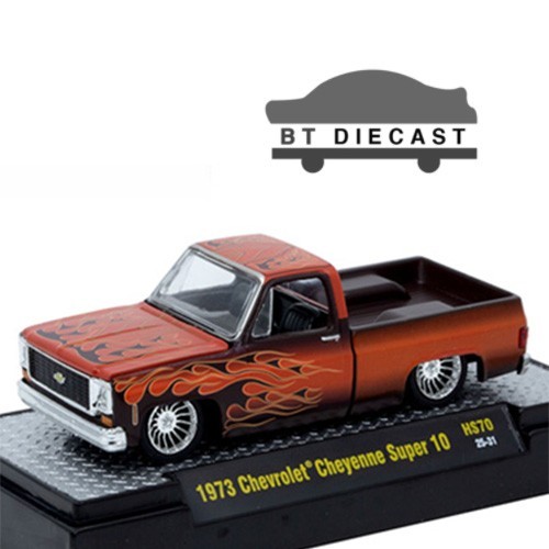 M2 CUSTOM RE STYLING 1973 CHEVY CHEYENNE SUPER 10 1/64 w/ FLAME