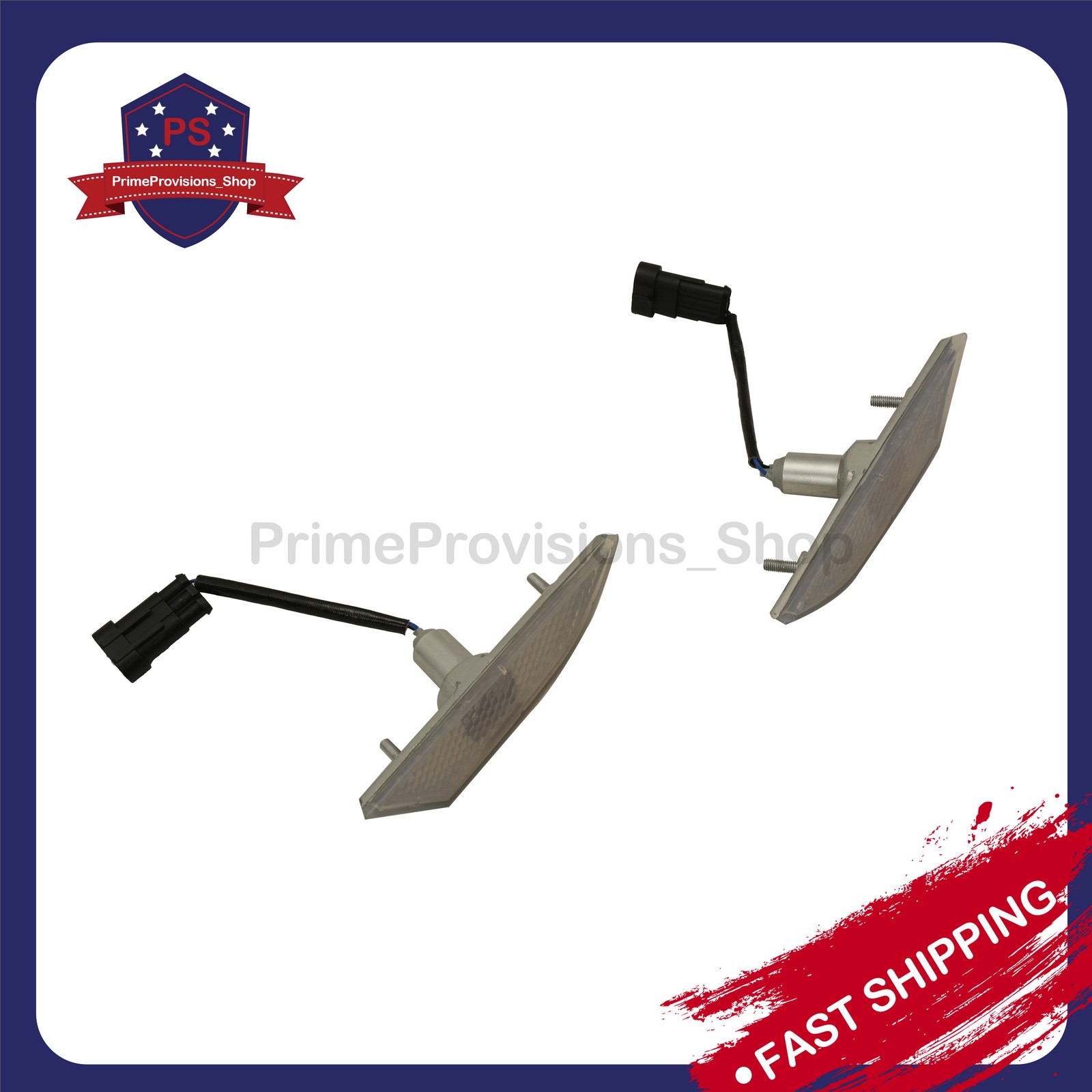 2PCS Bumper Side Marker Indicator Front 400945119D/120D For Lamborghini Gallardo