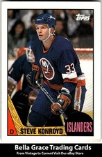 1987-88 Topps Steve Konroyd #153 New York Islanders NHL Hockey