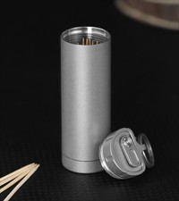 Titanium Medication Pill Container Box Bottle Case Keychain Holder Waterproof
