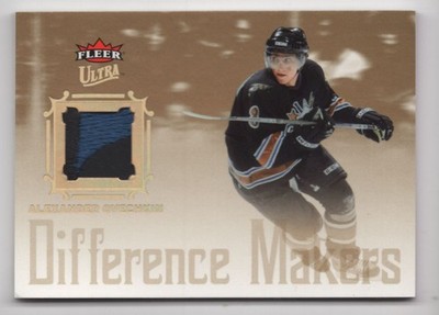 2005-06 Ultra Difference Makers Patches Alexander Ovechkin 19/25 Washington