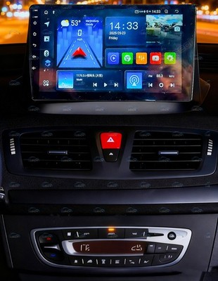 4G+64G 9 Zoll Autoradio Carplay Android15 für Renault Megane 3/Fluence 2009 2014