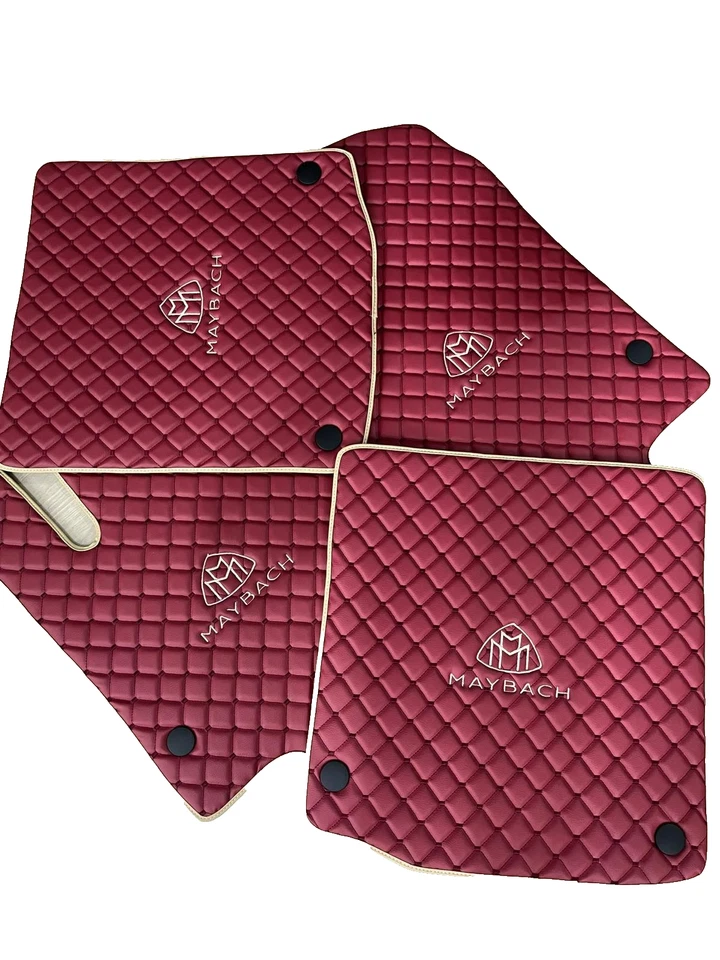 Alfombrillas de cuero para Maybach S550 S560 S580 GLS600 aptas para todos los modelos Foto 4 de 4