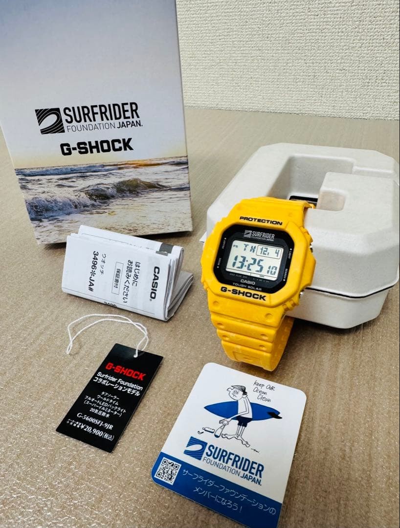 CASIO G-SHOCK G-5600SFJ-9JR SURFRIDER FOUNDATION JAPAN Solar 