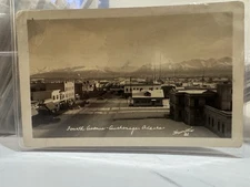 Fourth Avenue Anchorage Alaska 1942 RPPC Snow Street View WWII Era Photo 6