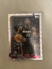 2025-26 Topps - Bam Adebayo #75 Topps Border Fanatics Exclusive 83 Points Miami