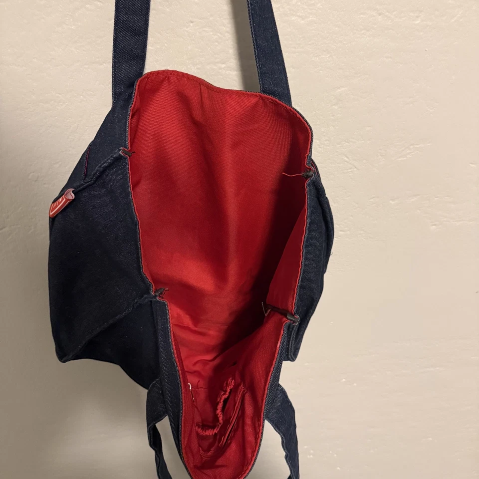 Scholastic книга ярмарка джинсовой ткани сумка с короткими ручками - Y2K - Изображение 2 из 4