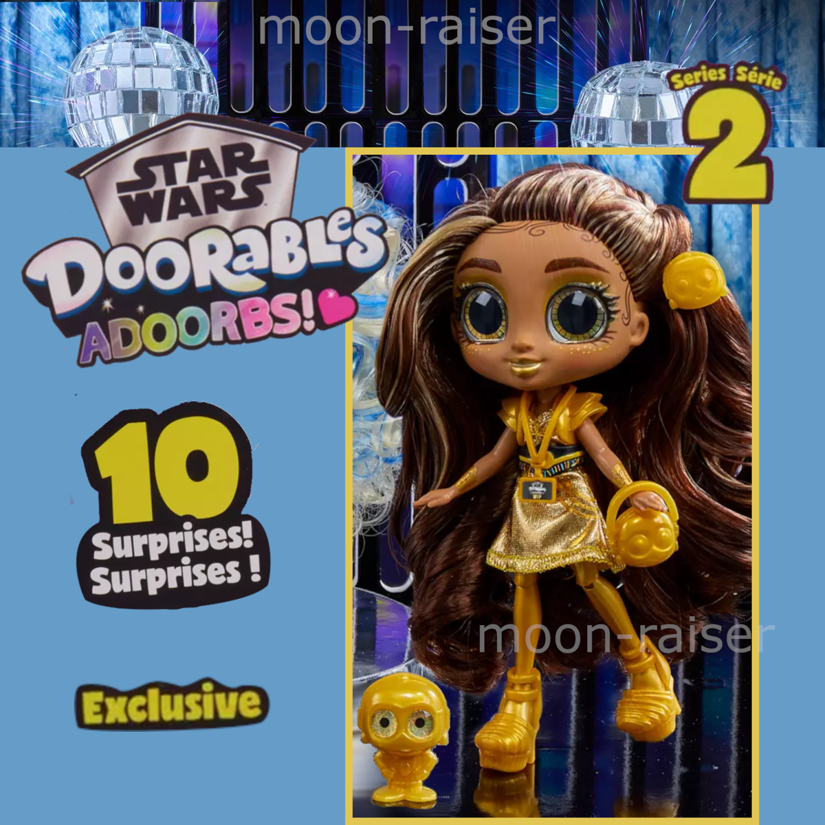 Disney Star Wars Doorables ADOORBS! Series 2 KIARA C-3PO C3PO Doll