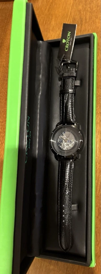 RELOJ CROTON HOMBRE "CIRCUIT BREAKER" CUARZO SUIZO ESFERA TRANSPARENTE Foto 2 de 2