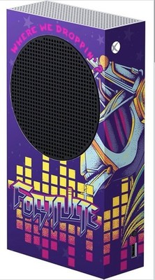 Fortnite Xbox Series S Console Skin Wrap Gaming Vinyl Purple DJ Yonder