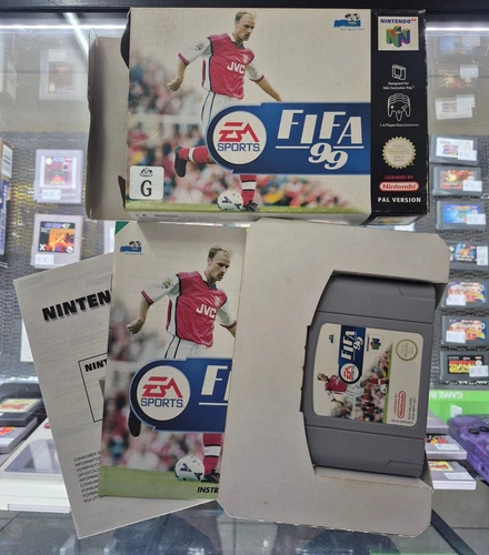 1998 Nintendo N64 EA SPORTS FIFA 99 Boxed,Tested Cart like New
