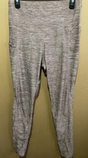WOMEN'S LARGE YOGA PANTS MAROON