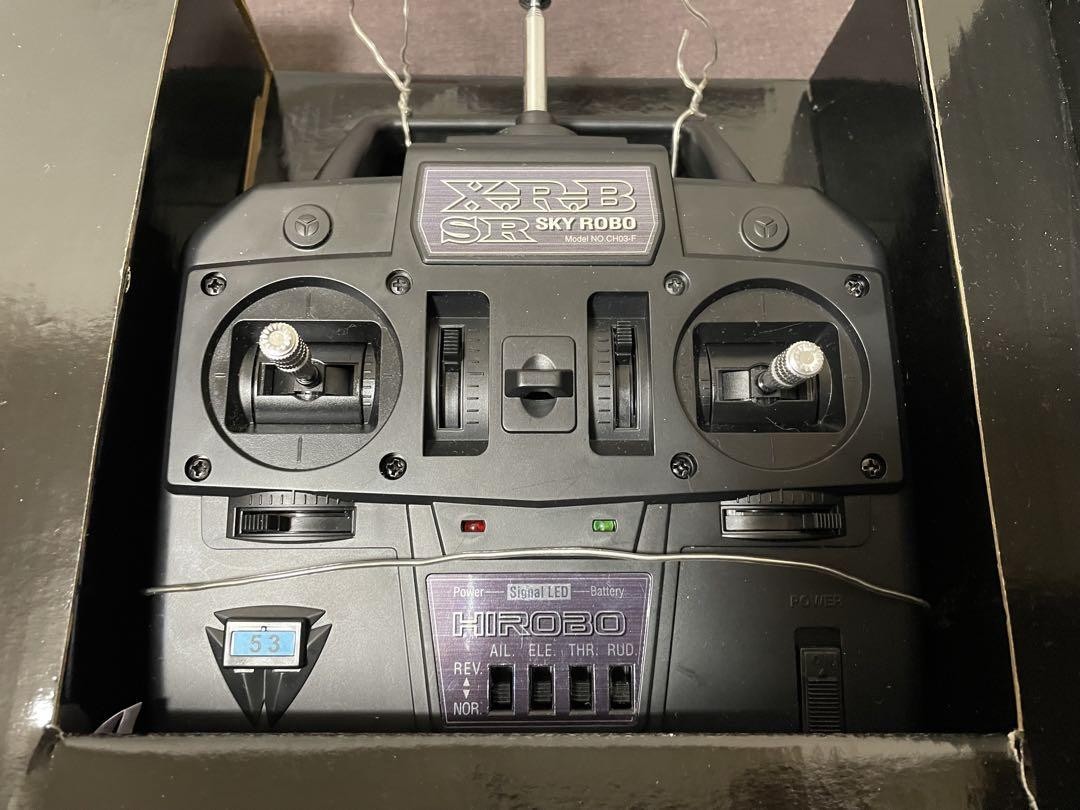 ジャンク HIROBO X.R.B SR SKY ROBO 室内用ラジコン電動ヘリコプター