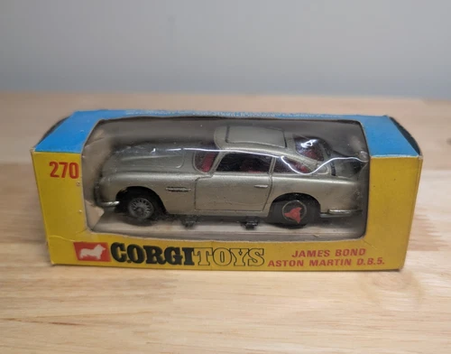 Corgi Toys 270 James Bond Aston Martin D.B.5. Rare Slimline Box