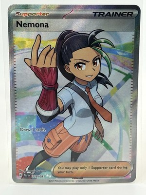 The Pokémon Company Nemona 229/091 SV: Paldean Fates Holo ENG
