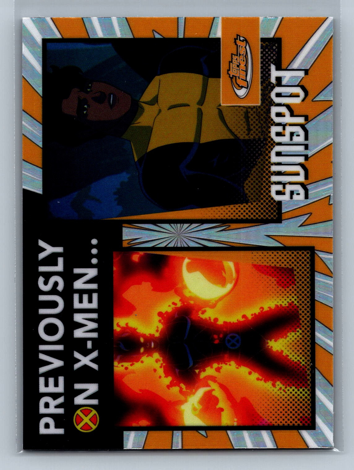 2025 Topps X-Men 97 Finest Sunspot Previously On...