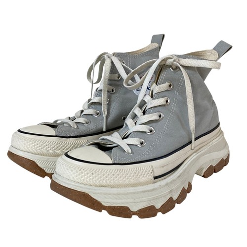 CONVERSE ALL STAR R TREKWAVE HI Sneakers 1SD412 9.4"" Ice Grey Women USED