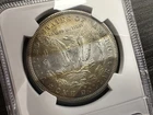 1884 O Morgan Silver Dollar NGC MS-64 Nice Toning Color -C38