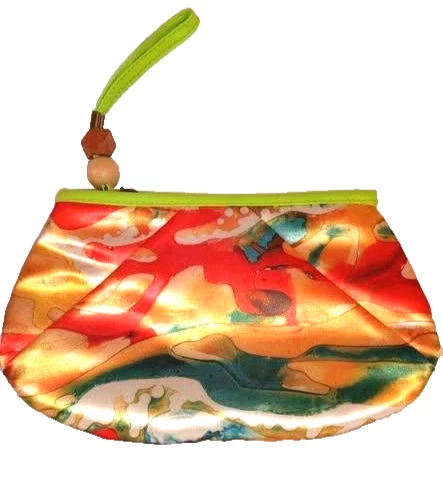 Mary Kay Abstracto Multicolor Cosmético Maquillaje Bolsa Muñequera Viaje Pequeño Foto 2 de 4