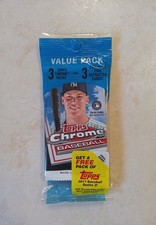 2017 Topps Chrome Baseball Retail Value Pack 