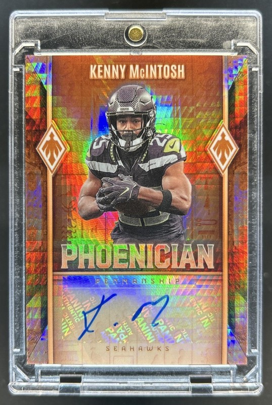 2025 Panini Phoenix Kenny McIntosh Phoenician Penmanship Hyper Prizm Auto #/199