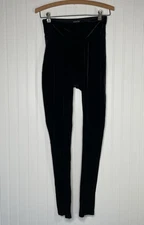 Assets SPANX Black Velvet Leggings L