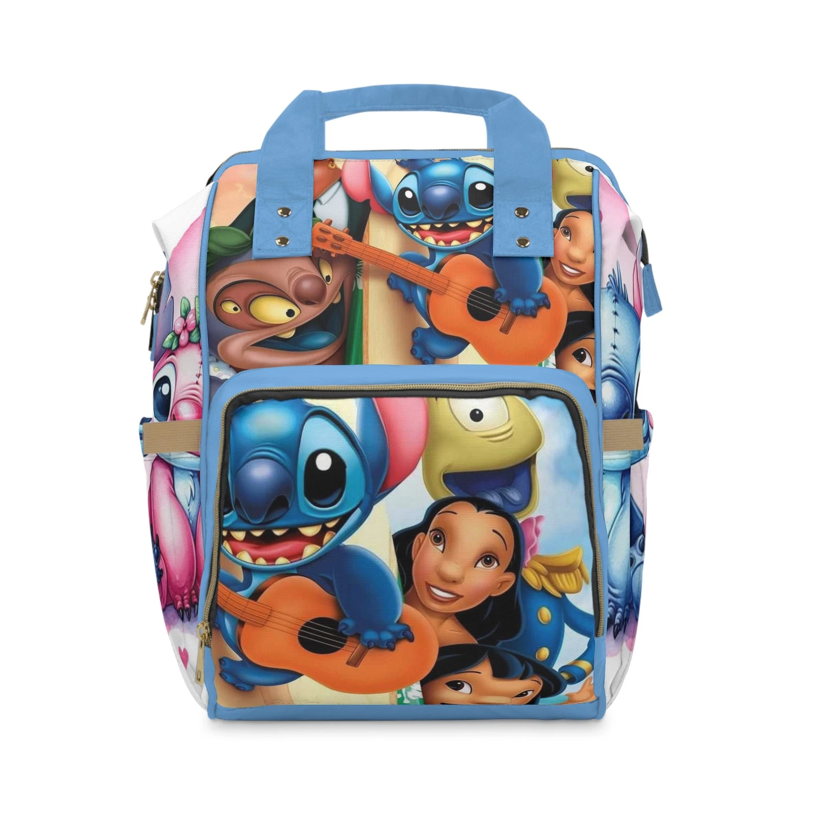 Lilo & Stitch Pattern Diaper Backpack | Baby Changing Bag