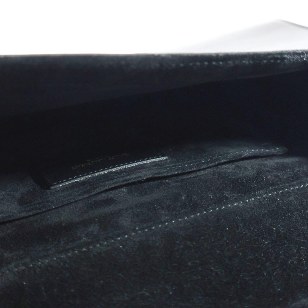 Pochette Saint Laurent Paris Y line in pelle nera 311213 usata ea45eea2b5339c58