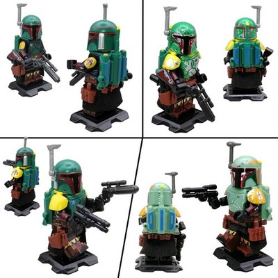 Boba Fett - Jetpack Design - Auswahl 1x veredelte LEGO  Star Wars Figur