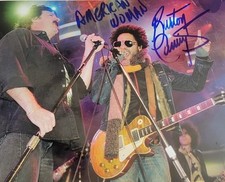 BURTON CUMMINGS THE GUESS WHO SIGNED 8"X 10" AMERICAN WOMAN PHOTO LENNY KRAVITZ 