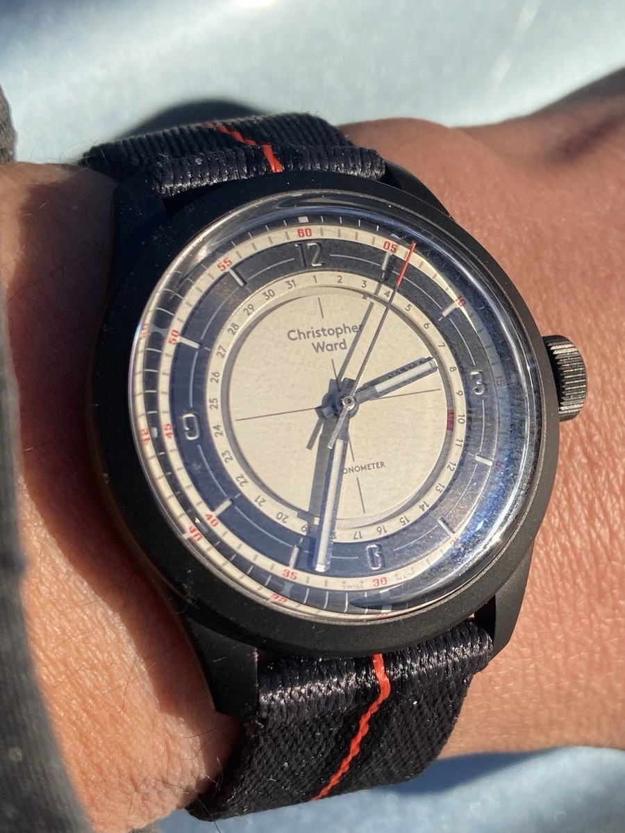 Christopher Ward C65 Sandstorm Chronometer Worn Wound Blackout Limited  Edition