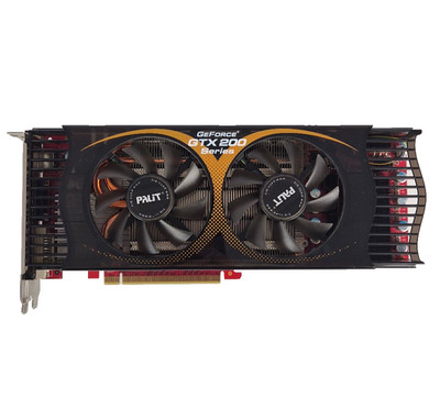 Palit GeForce GTX 260 Sonic Grafikkarte, 2GB GDDR3, 1x VGA, 1x DVI, 1x HDMI