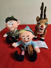 Rudolph The Red-Nosed Reindeer - Plush Figures by Stuffins-Group of 3