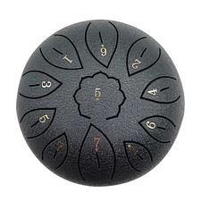 Steel Tongue Drum 6 Inch 11 Notes for Kids Adults Yoga Mind Healing Meditation