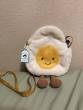 Jellycat Amuseable Happy Boiled Egg Bag BNWT