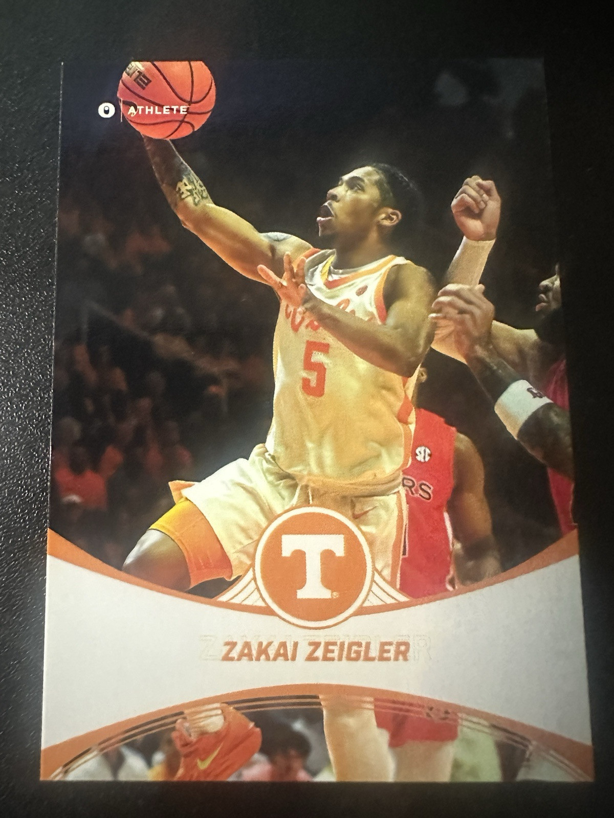 Zakai Zeigler 2024-25 Onit Parallel Card #P-3 Tennessee Volunteers Basketball