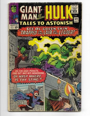 Tales To Astonish 69 1965 Marvel Comics VG- 3.5 Incredible Hulk Giant-Man Leader