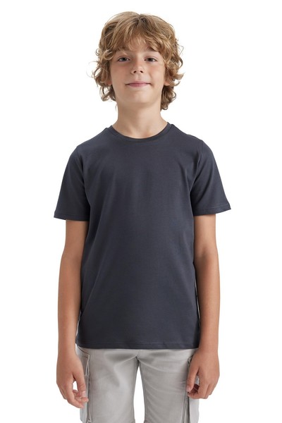 T-Shirt Jungen Defacto 100% Baumwolle GrößE M Blau Modell-Nr. 12345-image